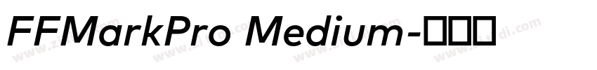 FFMarkPro Medium字体转换